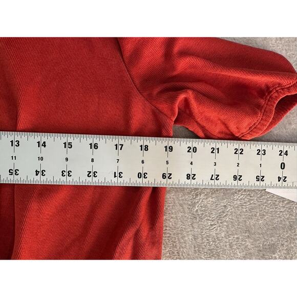 Grace & Karma Women’s Burnt Orange Twisted Front Blouse Size M - Picture 3 of 7